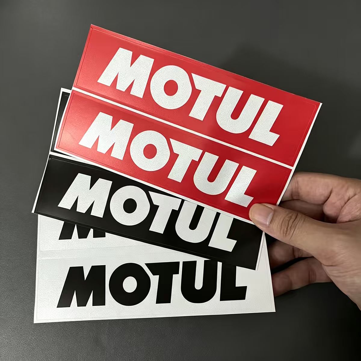 Castrol Oil Gtx - Reflektierender MOTUL Aufkleber Logo Motorrad Tank