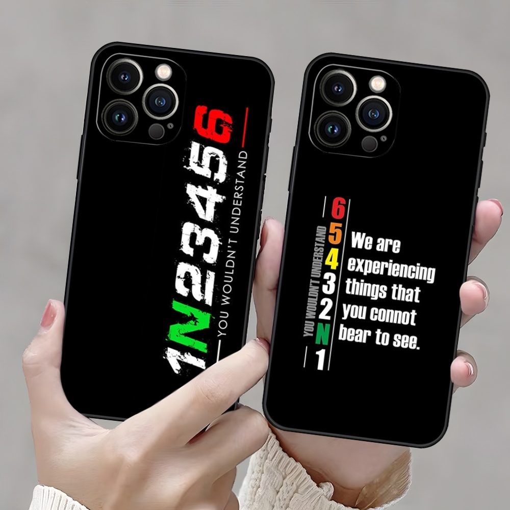 Motorcycle Gear Quotes - 1N23456 Motorrad Getriebe Biker Entwickelt Telefon