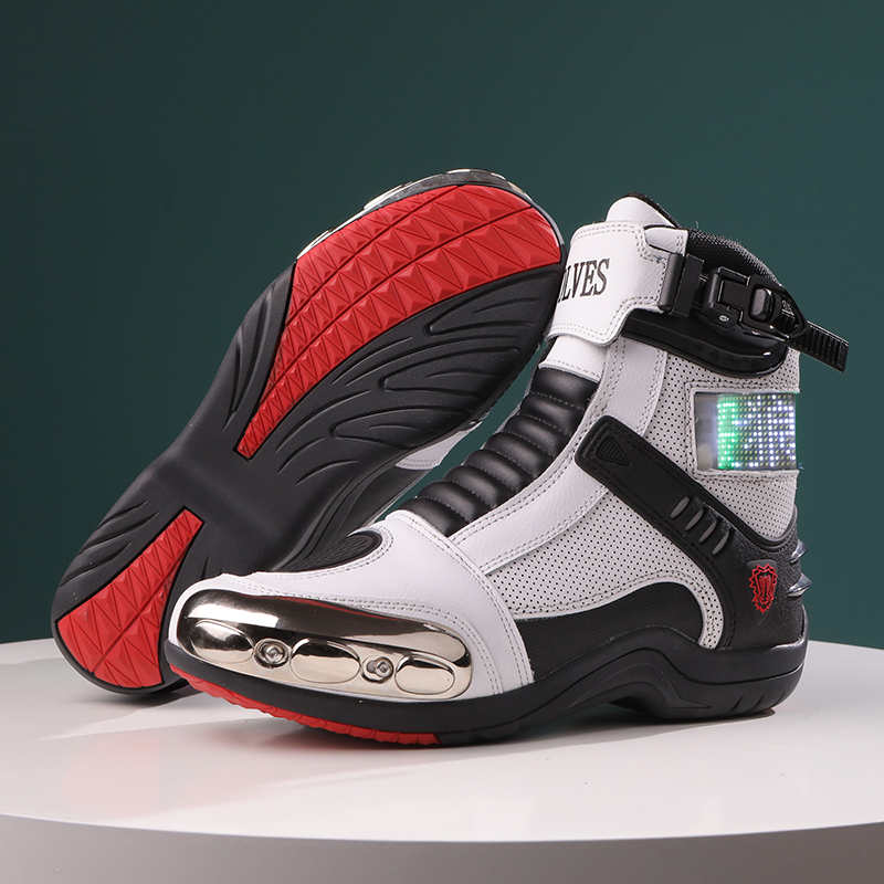 JG.WOLVES Leder-Bikerschuhe fü – Motorcycle Gear Bewertung und Preis