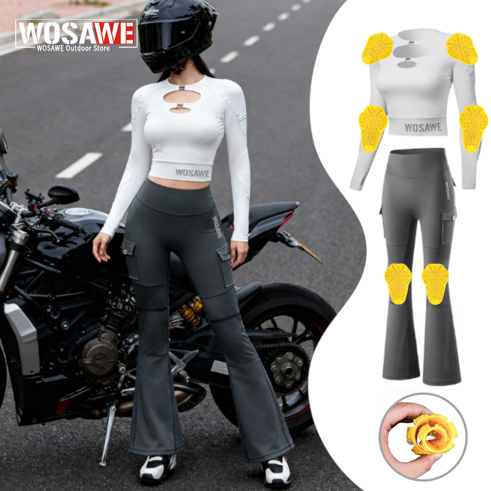 WOSAWE Damen Motorradjacke und – Motorcycle Gear Jacket And Pants Bewertung und Preis