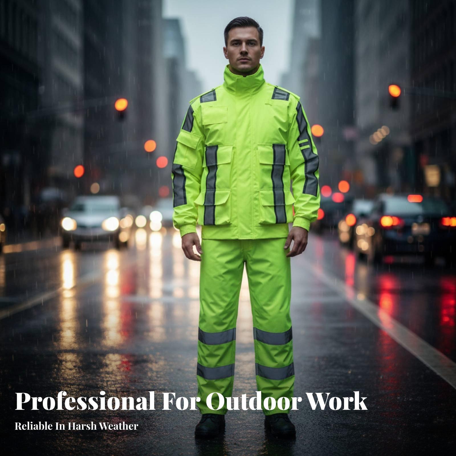 Hochsichtbarer Reflektierender – Motorcycle Gear Jacket And Pants Bewertung und Preis