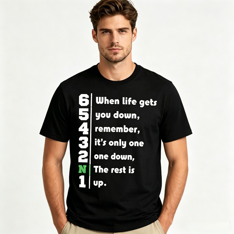 1N23456 T-Shirt mit Lebenszita – Motorcycle Gear Quotes Bewertung und Preis