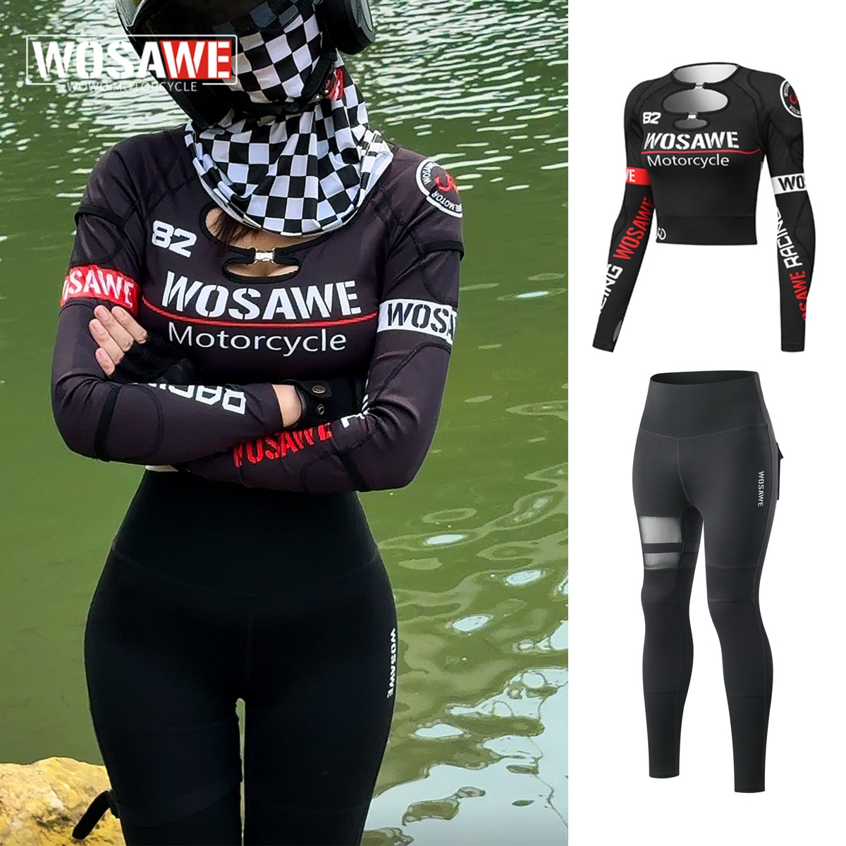 WOSAWE Sommer Damen Slim Motor – Motorcycle Gear Jacket And Pants Bewertung und Preis